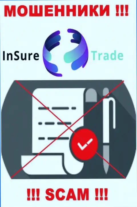 Верить InsureTrade крайне рискованно !!! На своем информационном портале не предоставили лицензионные документы