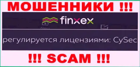 Держитесь от конторы Finxex Com подальше, которую регулирует мошенник - CySec