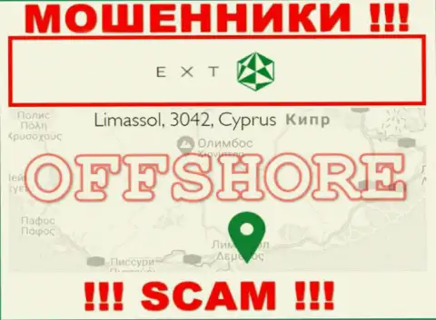 Оффшорные интернет-мошенники EXT LTD скрываются вот тут - Cyprus