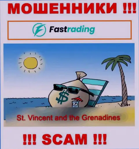 Оффшорные интернет мошенники Fas Trading скрываются вот здесь - St. Vincent and the Grenadines