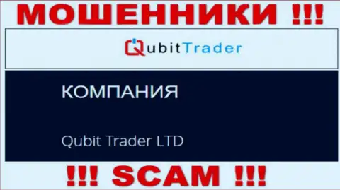 Кюбит-Трейдер Ком это мошенники, а управляет ими юр лицо Qubit Trader LTD