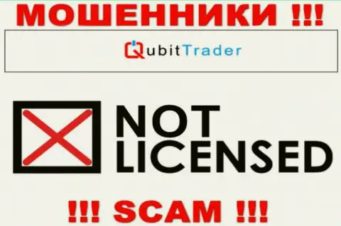 У ВОРЮГ Qubit Trader LTD отсутствует лицензия - будьте крайне осторожны !!! Лишают денег клиентов