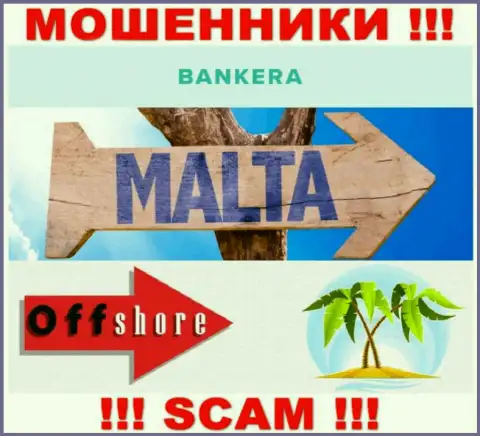 С организацией Банкера не стоит взаимодействовать, место регистрации на территории Malta