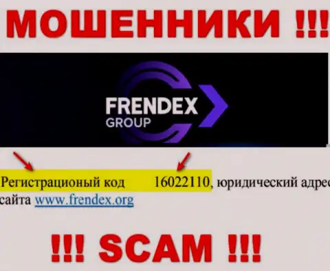 Регистрационный номер Френдекс - 16022110 от утраты денежных вложений не спасет