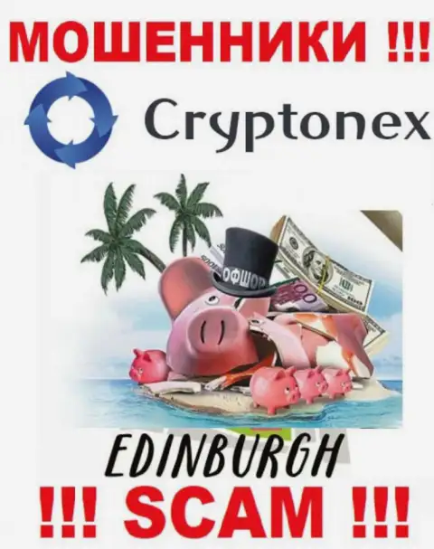 Мошенники CryptoNex засели на территории - Edinburgh, Scotland, чтобы скрыться от наказания - МОШЕННИКИ