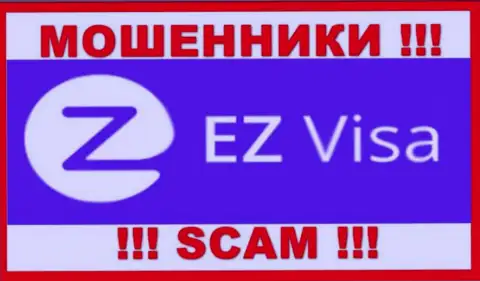 Логотип МОШЕННИКА EZ Visa