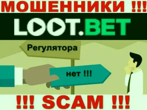 Инфу об регулирующем органе компании Loot Bet не разыскать ни на их сайте, ни в инете
