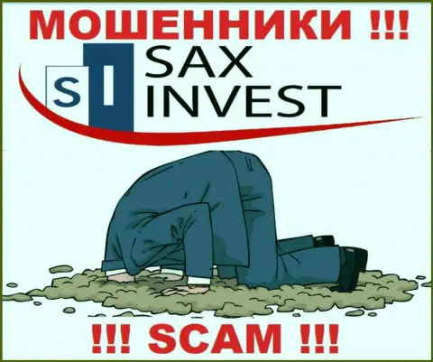 Вы не сможете вывести финансовые средства, отправленные в компанию SAX INVEST LTD - это internet мошенники !!! У них нет регулятора