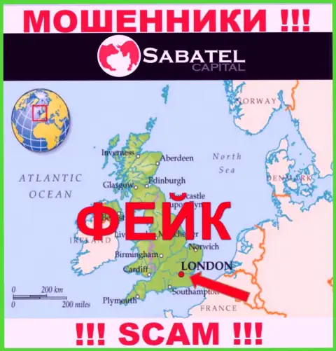 Мошенники Sabatel Capital не публикуют правдивую информацию касательно своей юрисдикции