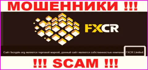 FXCrypto Org - интернет-мошенники, а руководит ими FXCR Limited