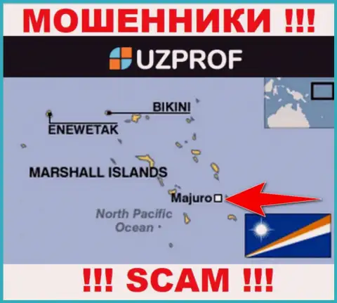 Зарегистрированы internet аферисты UzProf Com в оффшоре  - Маджуро, Маршалловы острова, будьте крайне внимательны !