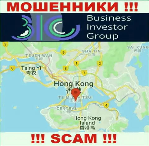 Офшорное расположение Business Investor Group - на территории Hong Kong