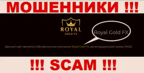 Юридическое лицо RoyalGoldFX Com - это Роял Голд Фх, именно такую информацию расположили мошенники на своем ресурсе
