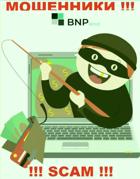 БНП Групп это internet махинаторы, не позволяйте им уговорить Вас совместно сотрудничать, в противном случае заберут Ваши денежные средства