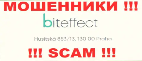 BitEffect, по тому адресу, что они опубликовали на своем сайте, не отыщите, он ложный