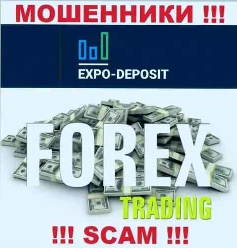 FOREX - это сфера деятельности жульнической компании Expo Depo Com