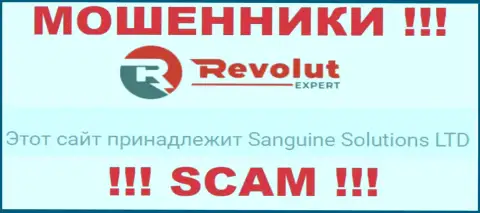 Данные о юр лице мошенников RevolutExpert Ltd