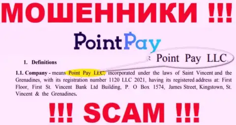 Point Pay LLC - это компания, которая руководит жуликами ПоинтПей Ио
