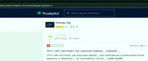 BiSwap - незаконно действующая контора, которая обдирает своих доверчивых клиентов до ниточки (отзыв)