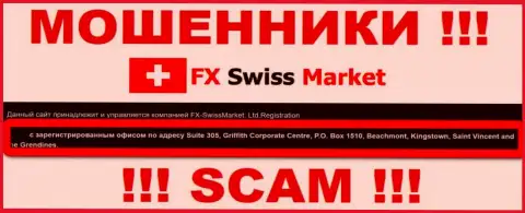 Юридическое место регистрации internet-разводил FX SwissMarket - Saint Vincent and the Grendines
