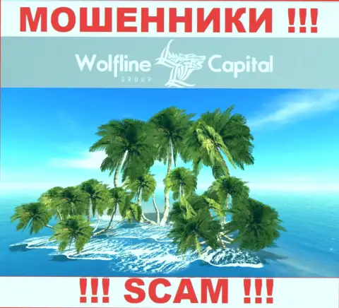 Мошенники Wolfline Capital не показывают правдивую инфу касательно их юрисдикции