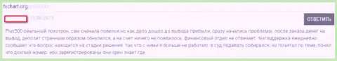 В жульнической компании Плюс500 Ру обворовали еще одного валютного игрока - это МОШЕННИКИ !!! (комментарий)